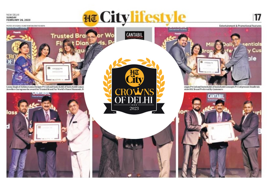 Pravek bags the award for Trusted Name In World-Class Ayurvedic Products by HT City Crowns of Delhi