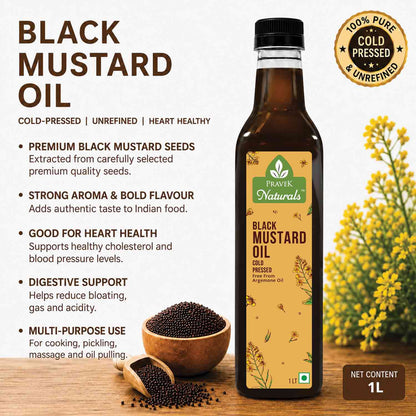 Pravek Naturals Black Mustard  Oil