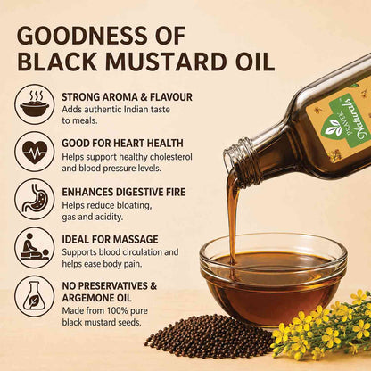Pravek Naturals Black Mustard  Oil