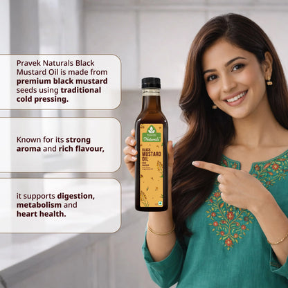Pravek Naturals Black Mustard  Oil
