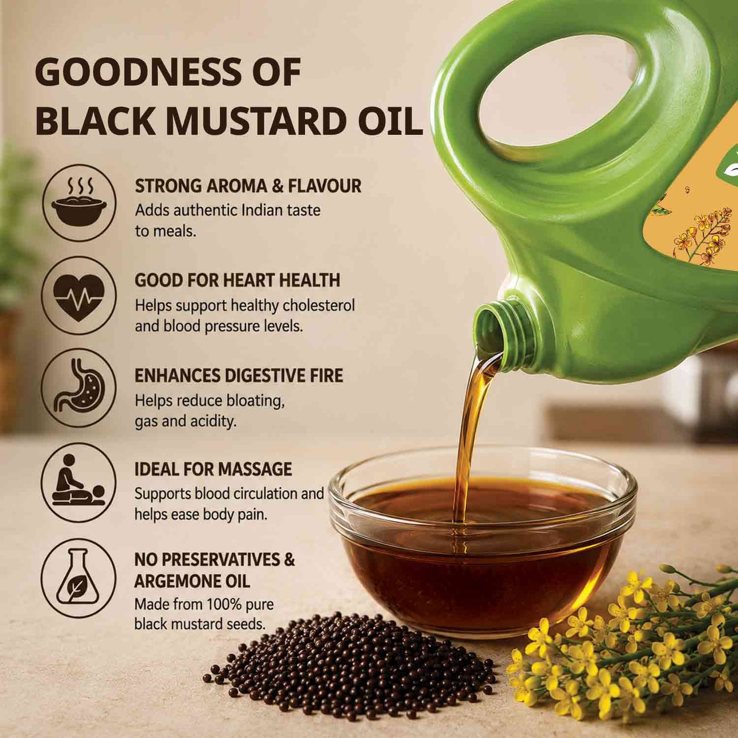 Pravek Naturals Black Mustard  Oil