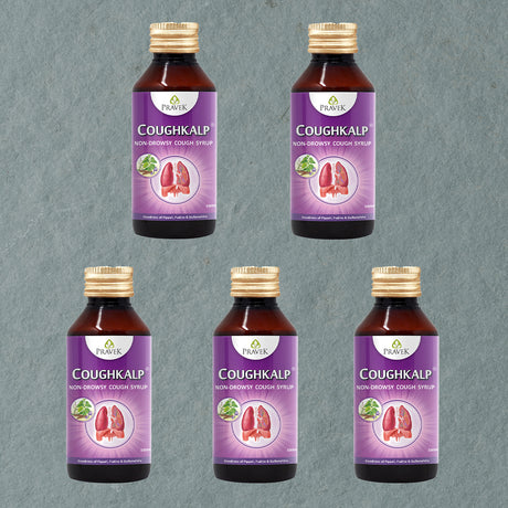 Coughkalp Cough Syrup | Ayurvedic Herbal Formula for Dry & Wet Cough