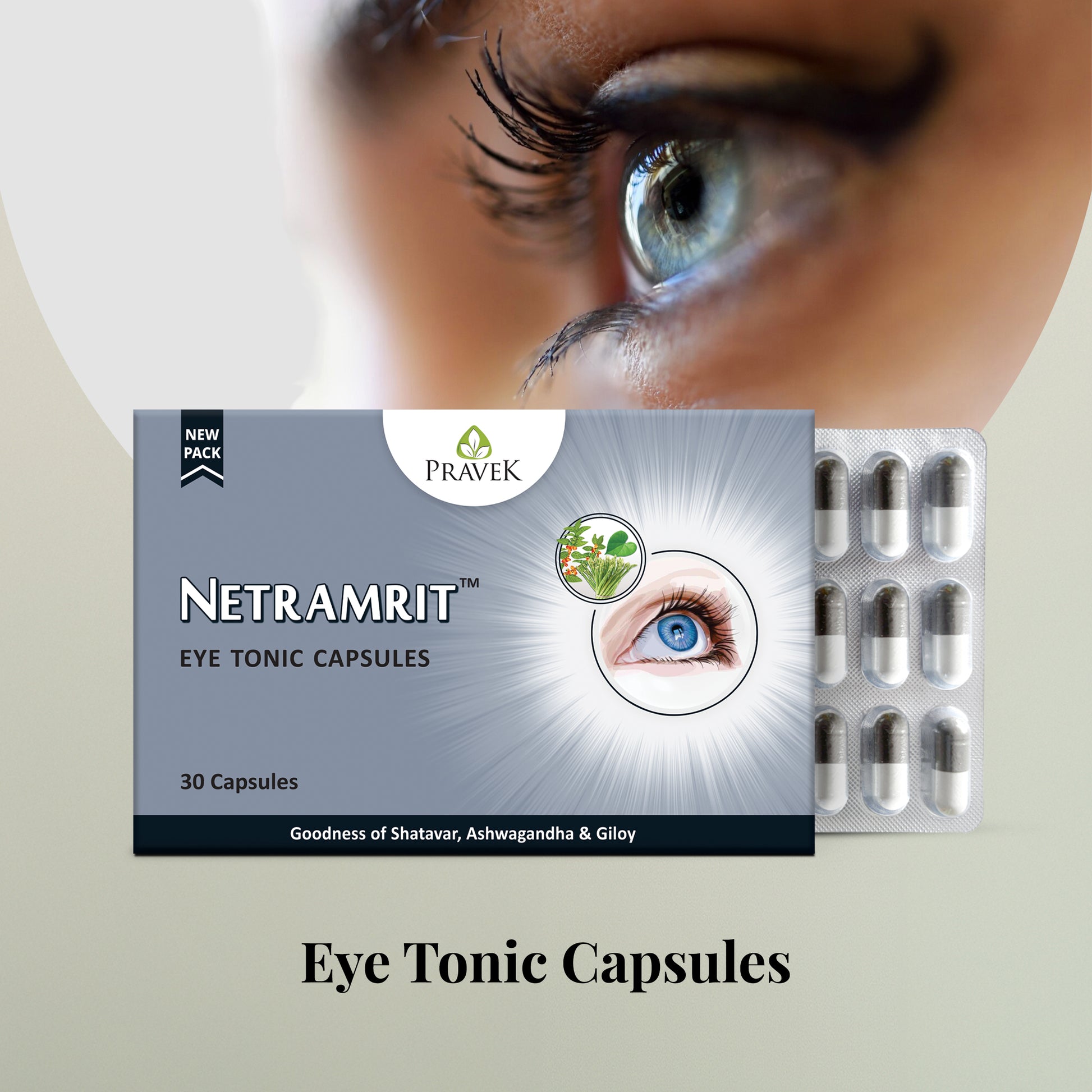 Netramrit Eye Care Capsules – Ayurvedic Eye Wellness Supplement