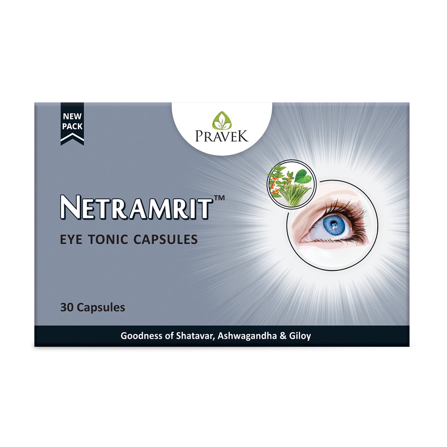 Netramrit Eye Care Capsules – Ayurvedic Eye Tonic for Vision Support
