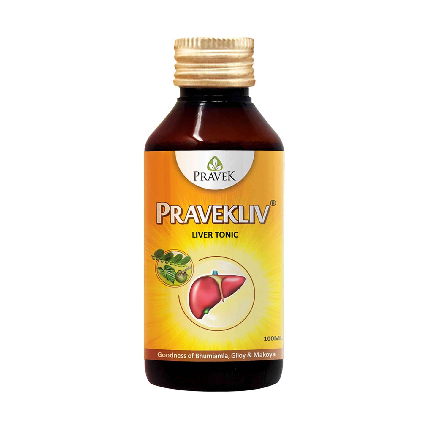 Pravekliv Ayurvedic Liver Tonic Syrup – Herbal Wellness Supplement
