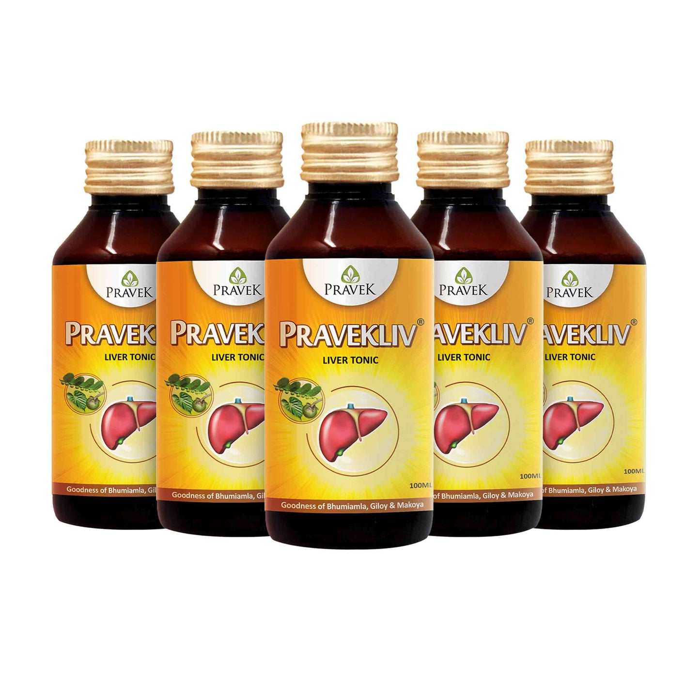 Pravekliv Ayurvedic Liver Tonic Syrup – Herbal Wellness Supplement