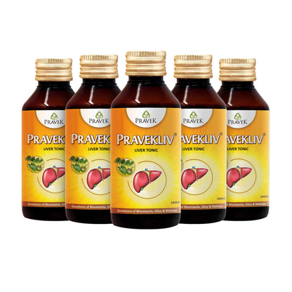 Pravekliv Ayurvedic Liver Tonic Syrup – Herbal Wellness Supplement
