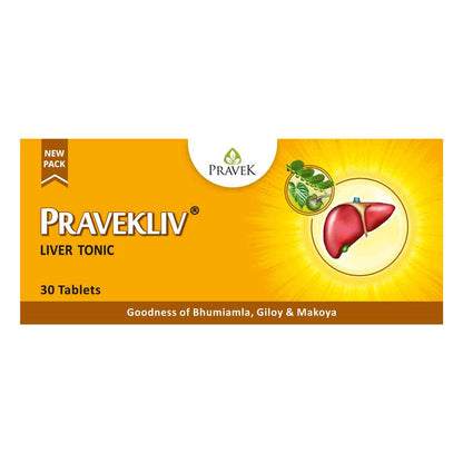 Pravekliv Liver Tonic Tablets – Ayurvedic Liver Wellness Support