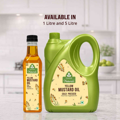 Pravek Naturals Yellow Mustard  Oil